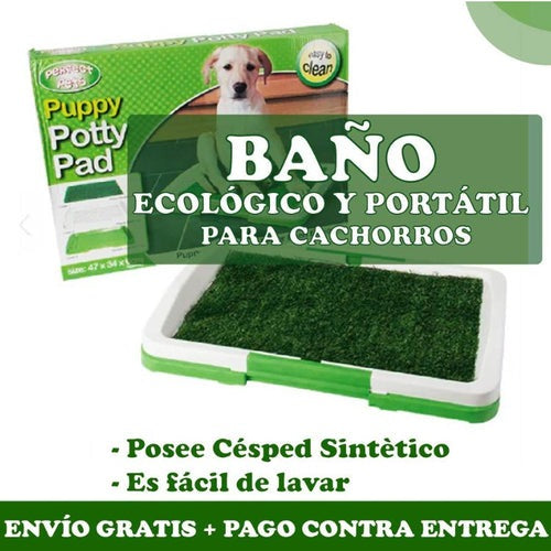 BANO ECOLÓGICO Y PORTÁTIL PARA PERROS